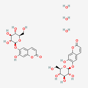 molecular formula C30H38O21 B8099672 Esculin sesquihydrate 