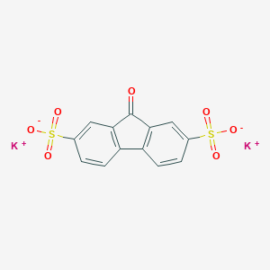 molecular formula C13H6K2O7S2 B080997 Dipotassium 9-oxofluorene-2,7-disulfonate CAS No. 13354-16-0