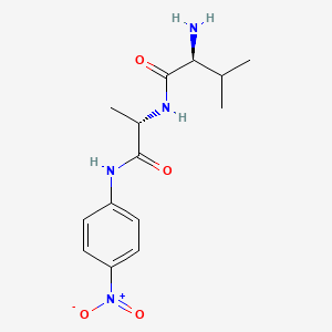 molecular formula C14H20N4O4 B8099718 H-VAL-ALA-PNA 