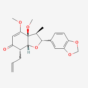 molecular formula C21H24O6 B8099879 Fargesone A 
