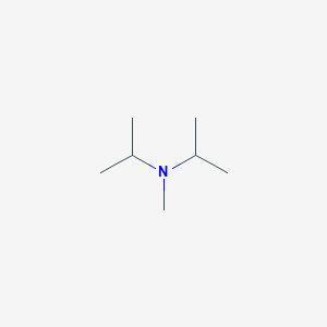molecular formula C7H17N B081007 N,N-Diisopropylmethylamine CAS No. 10342-97-9