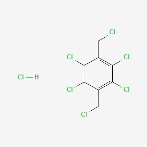 molecular formula C8H5Cl7 B8100785 alpha,alpha',2,3,5,6-Hexachloro-p-xylene 