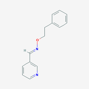 molecular formula C14H14N2O B8100961 O-Phenethylnicotinaldoxime 