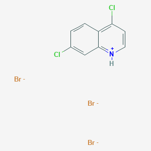 molecular formula C27H18Br3Cl6N3 B081010 4,7-Dichloroquinolinium tribromide CAS No. 12365-92-3