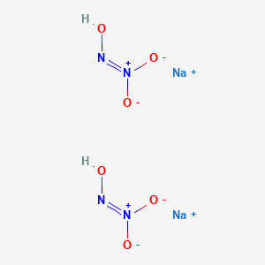 molecular formula H2N4Na2O6 B8101003 Hyponitric acid, disodium salt (8CI,9CI) 