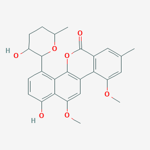 molecular formula C26H26O7 B8101061 Chrysomycin B 