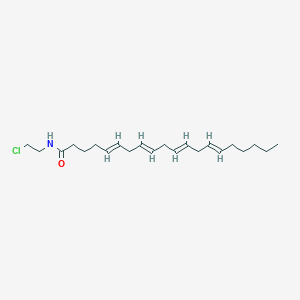 molecular formula C22H36ClNO B8101255 Arachidonyl-2-(chloroethyl-d4)amide 