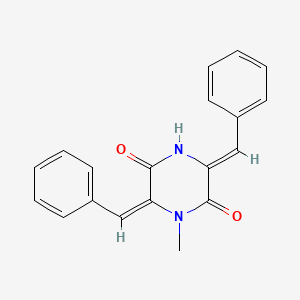 molecular formula C19H16N2O2 B8101280 Piperafizine A 