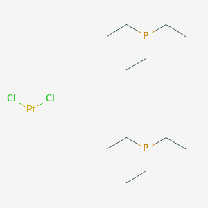molecular formula C12H30Cl2P2Pt B081013 cis-Dichlorobis(triethylphosphine)platinum(II) CAS No. 13965-02-1