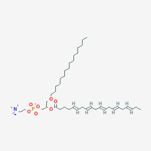 1-O-Hexadecyl-2-eicosapentaenoyl-SN-glycero-3-phosphocholine