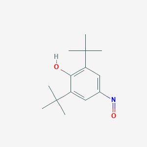 molecular formula C14H21NO2 B081014 2,6-Di-tert-butyl-4-nitrosophenol CAS No. 15052-28-5