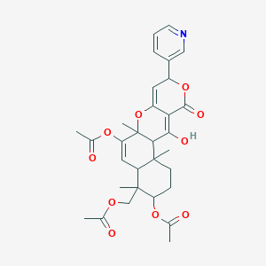 molecular formula C31H35NO10 B8101420 Pyripyropene A 