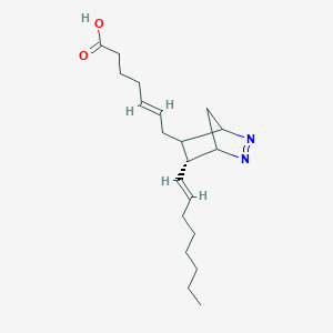(E)-7-[(6R)-6-[(E)-oct-1-enyl]-2,3-diazabicyclo[2.2.1]hept-2-en-5-yl]hept-5-enoic acid