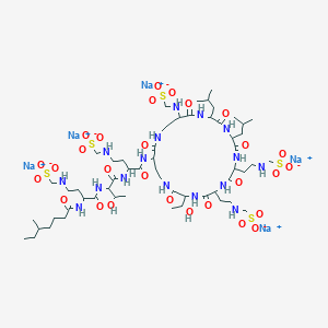 molecular formula C57H103N16Na5O28S5 B8101698 Colistin methanesulfonate sodium salt 