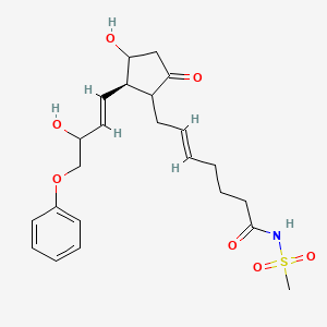 molecular formula C23H31NO7S B8101725 Sulprostone in 5mg/ml Methyl Acetate 
