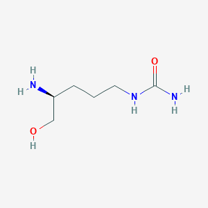 [(4S)-4-amino-5-hydroxypentyl]urea