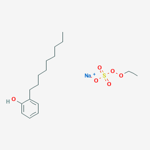 molecular formula C17H29NaO6S B8101831 Sulfated poe nonylphenol sodium salt 