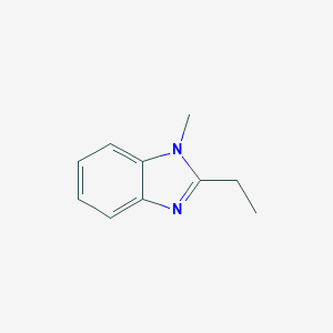 molecular formula C10H12N2 B081019 2-Ethyl-1-methylbenzimidazole CAS No. 14754-42-8