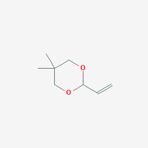 molecular formula C8H14O2 B081020 5,5-Dimethyl-2-vinyl-1,3-dioxane CAS No. 13260-75-8