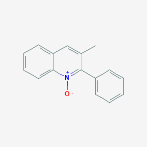 molecular formula C16H13NO B081021 3-Methyl-2-phenylquinoline 1-oxide CAS No. 14300-19-7