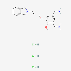 molecular formula C20H30Cl3N3O2 B8102935 MS31 trihydrochloride 