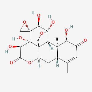 molecular formula C20H24O10 B8103028 PASAKBUMIN B CAS No. 138683-58-6
