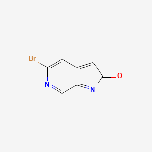 molecular formula C7H3BrN2O B8103115 5-Bromopyrrolo[2,3-c]pyridin-2-one 