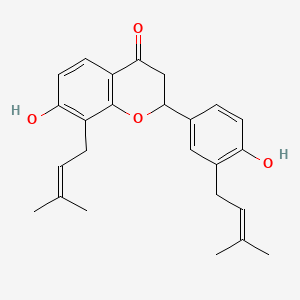 molecular formula C25H28O4 B8103136 Glabrol 