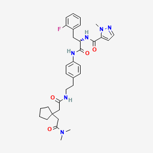 molecular formula C33H41FN6O4 B8103254 IL-17A antagonist 1 