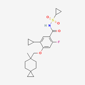 molecular formula C23H30FNO4S B8103345 NaV1.7 inhibitor-1 