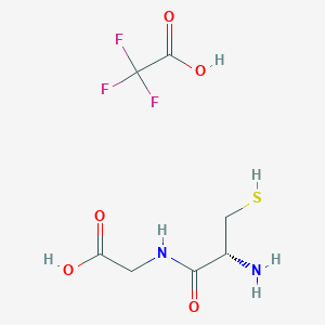 molecular formula C7H11F3N2O5S B8103410 Cysteinylglycine (TFA) 