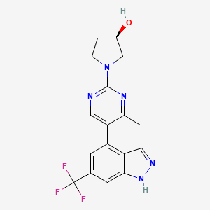 molecular formula C17H16F3N5O B8103447 TP-004 