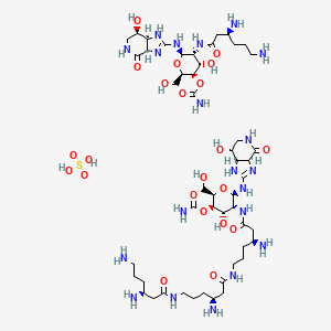 molecular formula C50H94N20O22S B8103473 Nourseothricin (sulfate) 