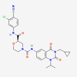 molecular formula C28H29ClN6O5 B8103524 ROR|At Inverse agonist 6 