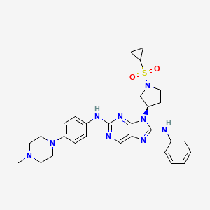 molecular formula C29H35N9O2S B8103558 Egfr-IN-11 
