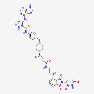 molecular formula C40H41N13O7 B8103578 PROTAC CDK2/9 Degrader-1 
