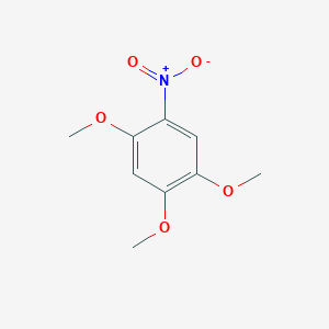 molecular formula C9H11NO5 B081036 1,2,4-Trimethoxy-5-nitrobenzene CAS No. 14227-14-6