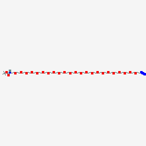 molecular formula C53H106N4O25 B8103664 Boc-NH-PEG23-CH2CH2N3 