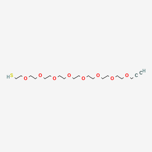 molecular formula C19H36O8S B8103681 Propargyl-PEG8-SH 