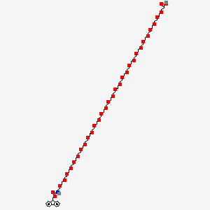 molecular formula C78H137NO34 B8103871 Fmoc-NH-PEG30-CH2CH2COOH 