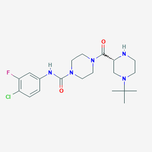 molecular formula C20H29ClFN5O2 B8103996 AZD2423 CAS No. 1449698-98-9