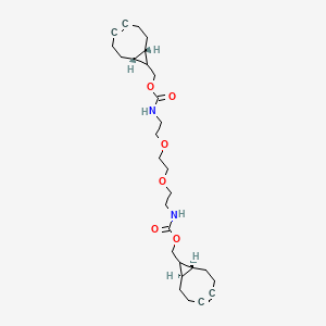 molecular formula C28H40N2O6 B8104119 bis-PEG2-endo-BCN 