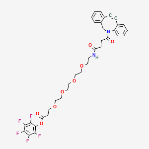 molecular formula C36H35F5N2O8 B8104244 DBCO-PEG4-PFP ester 