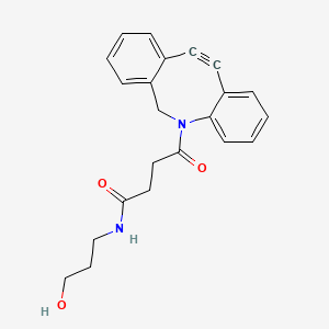 molecular formula C22H22N2O3 B8104255 DBCO-C-PEG1 