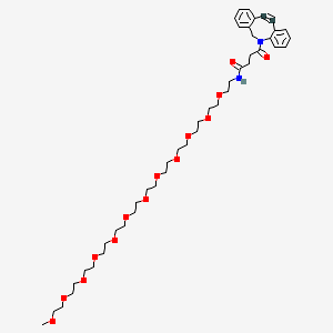 molecular formula C44H66N2O14 B8104365 m-PEG12-DBCO 