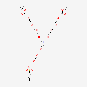 molecular formula C45H81NO18S B8104420 N-(Tos-PEG4)-N-bis(PEG4-Boc) 