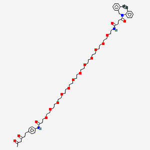 molecular formula C58H81N3O17 B8104496 Diketone-PEG12-DBCO 