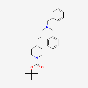 tert-Butyl 4-(3-(dibenzylamino)propyl)piperidine-1-carboxylate