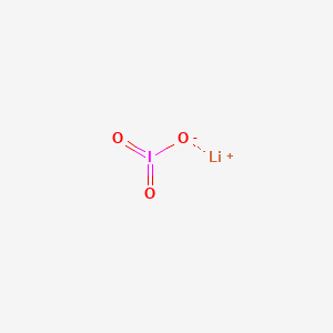 molecular formula LiIO3<br>ILiO3 B081049 Lithium iodate CAS No. 13765-03-2