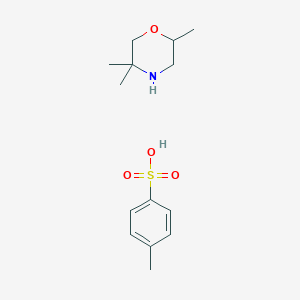 molecular formula C14H23NO4S B8104912 2,5,5-Trimethylmorpholine 4-methylbenzenesulfonate 